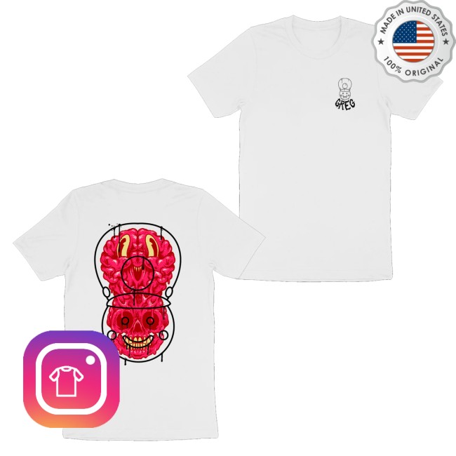 Danny Gonzalez Merch Store Nutcracker Brain White Tee