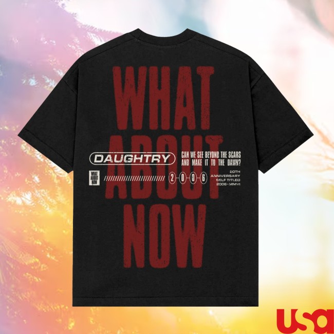 Daughtry Store Merch What About Now Shirt