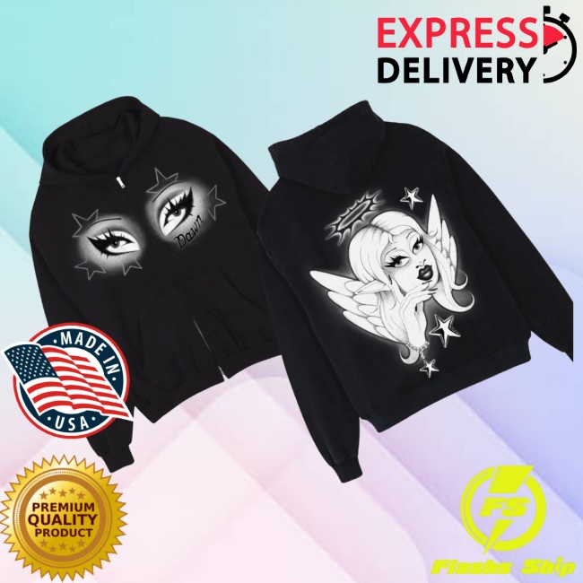 Dawn Store Merch Dawn Eyes Premium Zip Hoodie