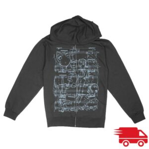 Deadair Store Merch Pray For Zip Hoodie