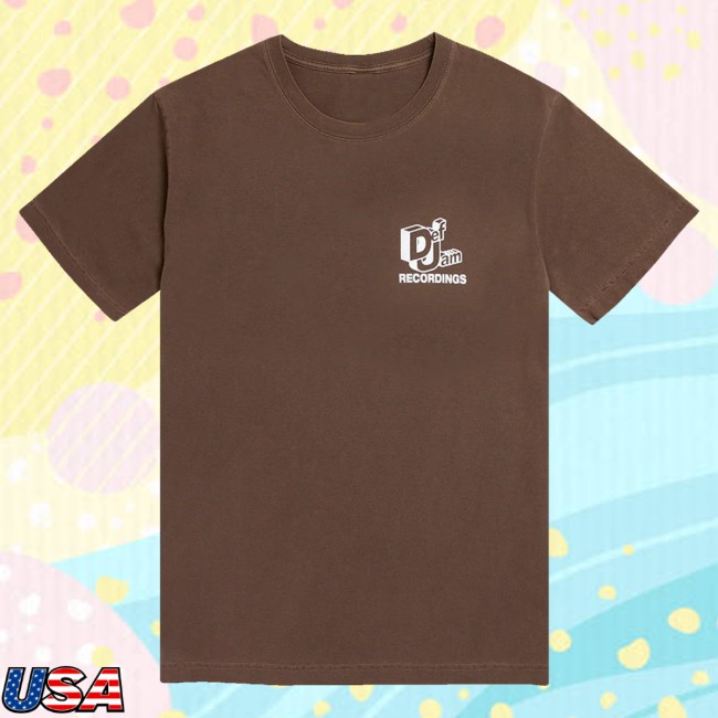 Def Jam Shop Merch Def Jam 3D Brown T-Shirt