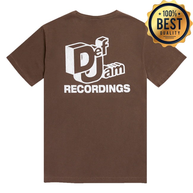 Def Jam Shop Merch Def Jam 3D Brown T-Shirt
