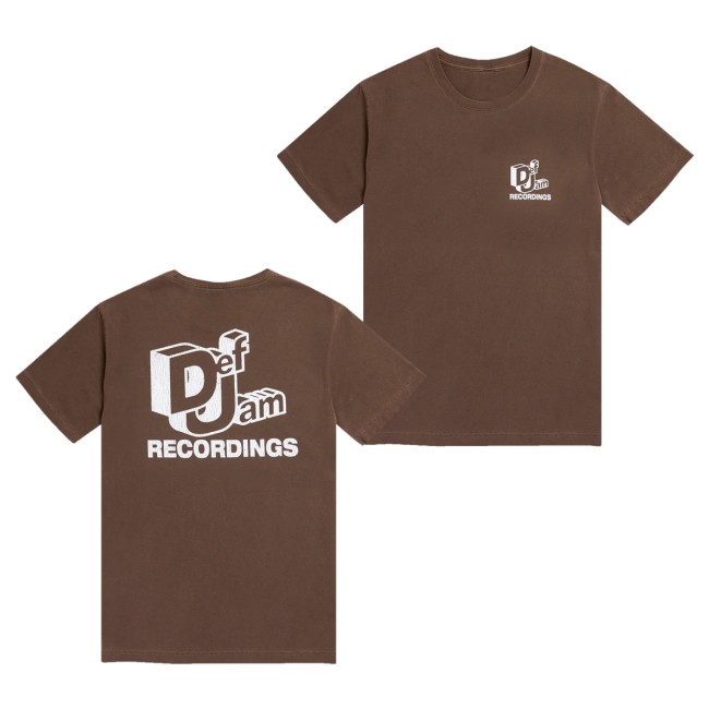 Def Jam Shop Merch Def Jam 3D Brown T-Shirt