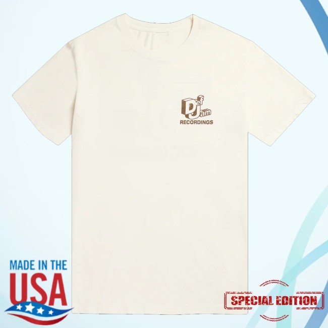 Def Jam Shop Merch Def Jam 3D White T-Shirt