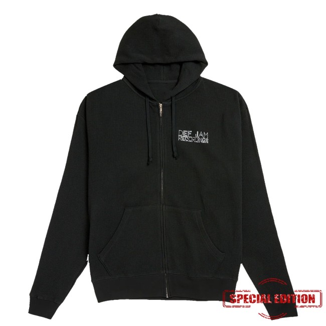 Def Jam Shop Merch Dj Lightweight Zip Up Hoodie