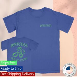 Deftones Merch Shop Store Blue Private Music T-Shirt