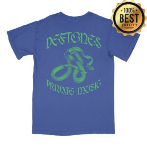 Deftones Store Merch Blue Private Music Shirt