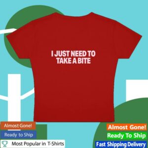 Demi Lovato Store Merch Take A Bite Cherry Red Tee