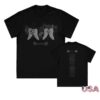Depeche Mode Store Merch Dm Logo Dual Wings World Tour 2023 Cities Shirt