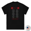 Depeche Mode Store Merch Dm Logo Skull World Tour 2023 Cities Shirt