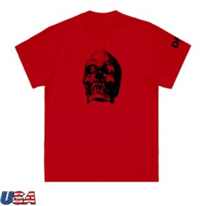 Depeche Mode Store Merch Skull Red Shirt