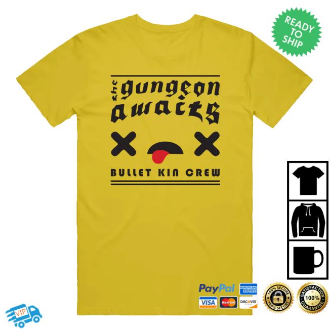 Devolver Digital Merch Shop Store Enter The Gungeon Anniversary Bullet Kin T-Shirt 2 Devolver Digital Merch Shop Store Enter The Gungeon Anniversary Bullet Kin T-Shirt