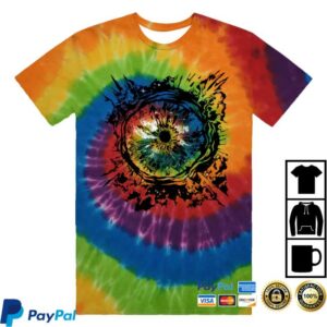 Devolver Digital Merch Shop Store Look Outside Tie-Dye T-Shirt