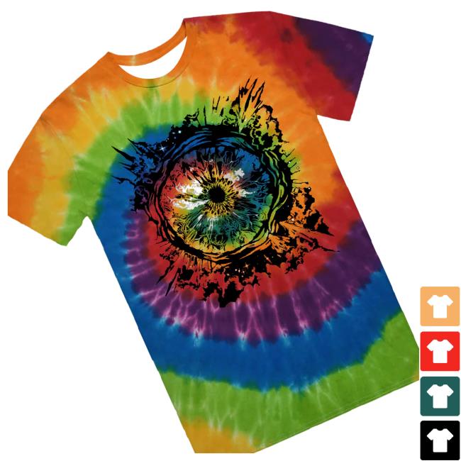 Devolver Digital Merch Shop Store Look Outside Tie-Dye Shirt 3 Devolver Digital Merch Shop Store Look Outside Tie-Dye T-Shirt