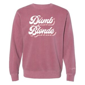 Dolly Parton Merch Store Dumb Blonde Crewneck