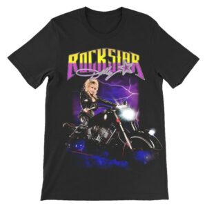 Dolly Parton Merch Store Rockstar Dolly Moto T-Shirt