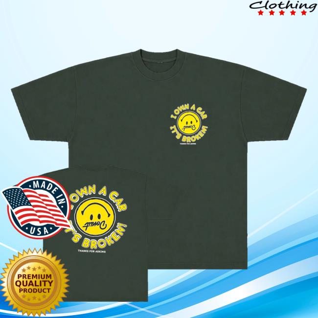 Donut Media Merch Shop Store Broken Car Tee