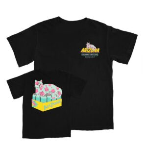 Drink Arizona Merch Shop Store Black Cherry Blossom Bodega Cat T-Shirt