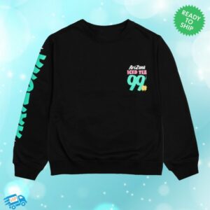 Drinkarizona Store Merch Black Signage Cotton-Blend Crewneck Sweatshirt
