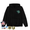Drinkarizona Store Merch Black & Teal Scratch Doodle Cotton-Blend Hoodie