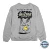 Drinkarizona Store Merch Gray Thank You Smiley Face Crewneck Sweatshirt