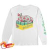 Drinkarizona Store Merch White Cherry Blossom Bodega Cat Long-Sleeve Shirt