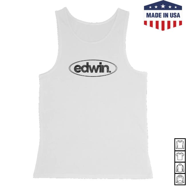 Edwin Store Merch Edwin White Tank Top