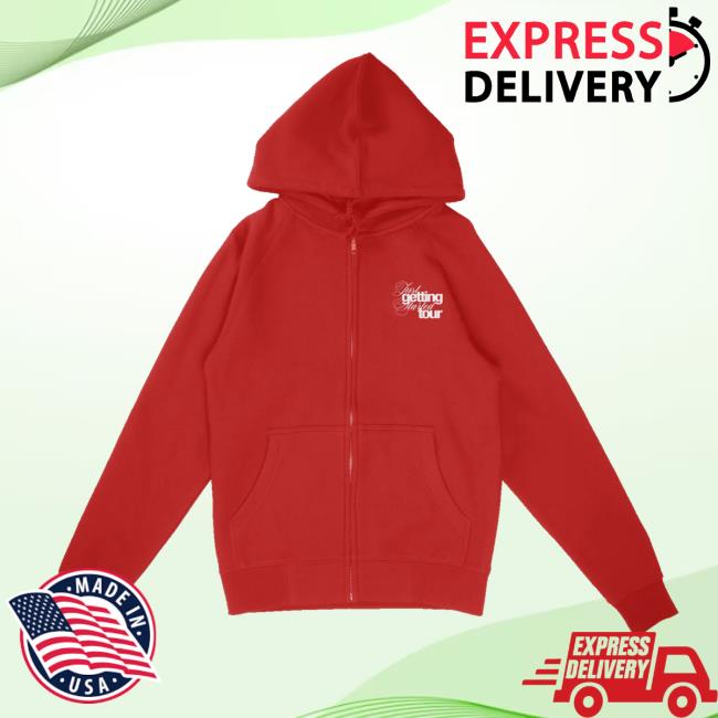 Edwin Store Merch Just Getting Started Hoodie Red