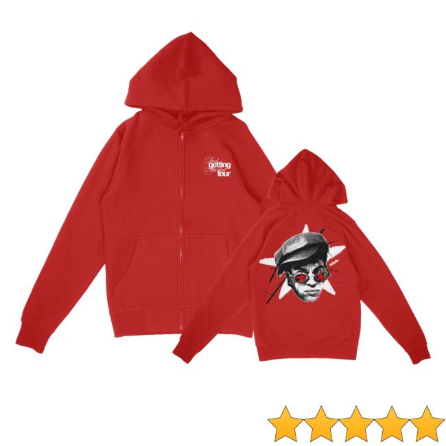 Edwin Store Merch Just Getting Started Hoodie Red