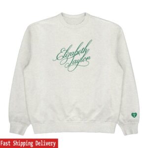 Elizabeth Taylor Merch Shop Elizabeth Taylor Script Crewneck