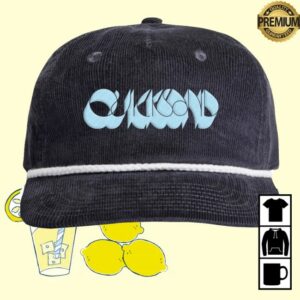 Equal Vision Store Merch Quicksand Logo Black Corduroy Hat