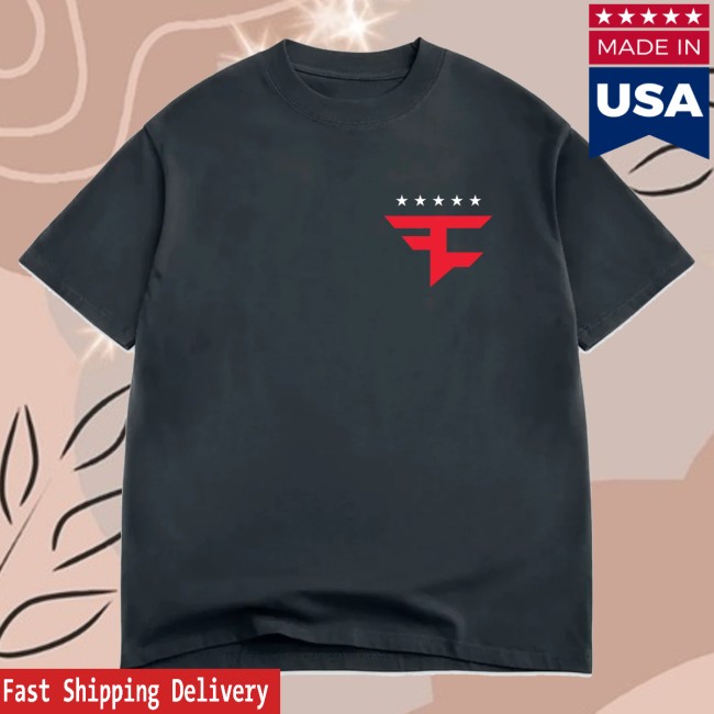 Faze Pro Shop Merch Victory Flag Tee Vintage Black