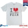 Fear Gear Merch Store I Heart Project Fear T-Shirt White
