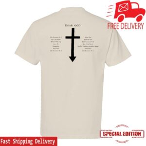 Fearless Records Store Merch The Pretty Reckless Cross Track List Shirt