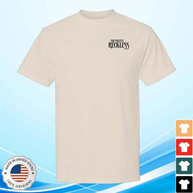 Fearless Records Store Merch The Pretty Reckless Cross Track List Shirt