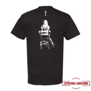 Fearless Records Store Merch The Pretty Reckless Dear God Stencil Black Shirt
