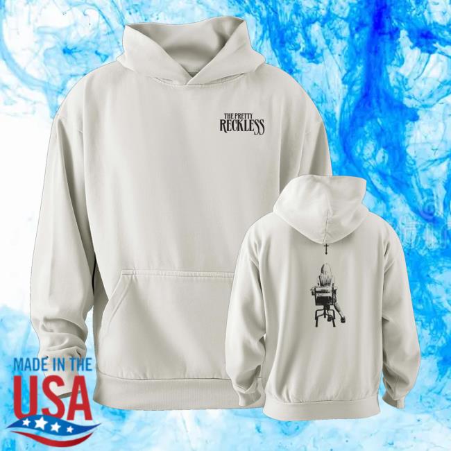 Fearless Records Store Merch The Pretty Reckless Dear God Stencil Hoodie