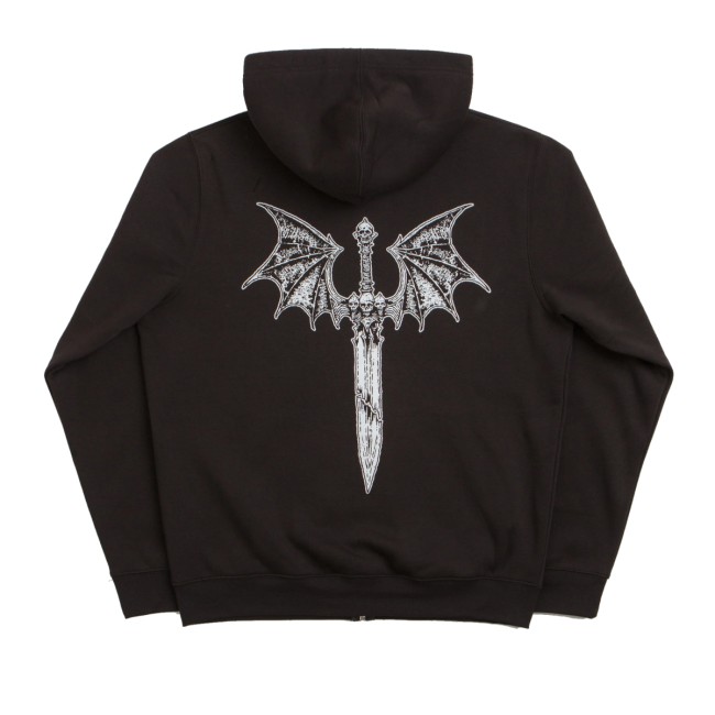 Flatspot Store Merch Dungeon Night Wing Full Zip Hoodie