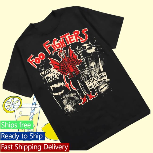 Foo Fighters Merch Shop Store I'm Asking For A Friend Devil Tee