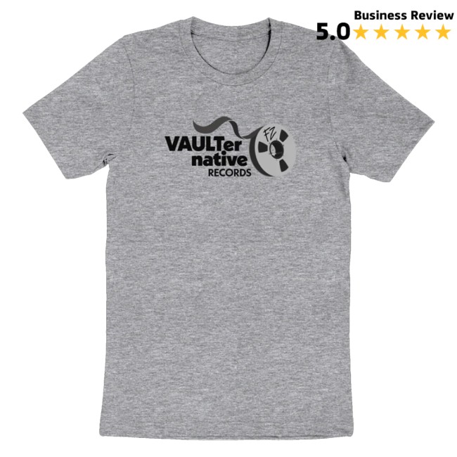 Frank Zappa Store Merch Vaulternative Records Grey Tee