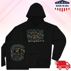 Freak The World Merch Shop Fuck War Hoodie (Black)