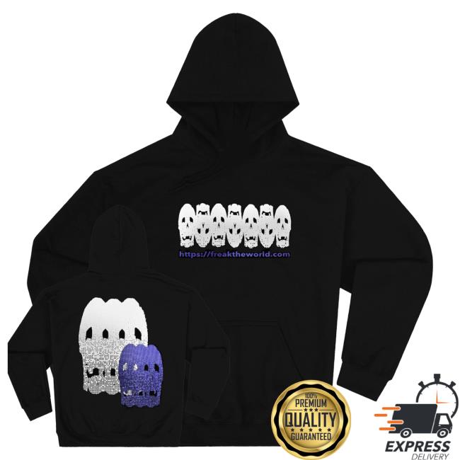 Freak The World Merch Shop Rolling Skulls Hoodie 3 Freak The World Merch Shop Rolling Skulls Hoodie (Black)