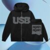 Fred Again Store Merch Usb Zip Hoodie