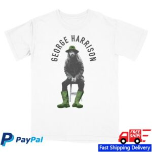 George Harrison Merch Store Chair White T-Shirt