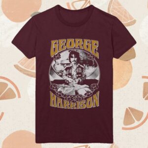 George Harrison Merch Store Floral Frame T-Shirt