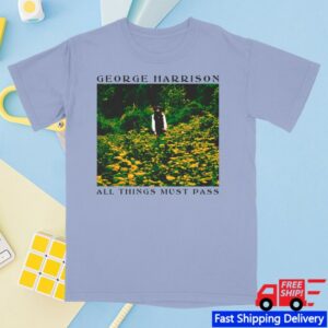 George Harrison Merch Store Garden Baby Blue T-Shirt