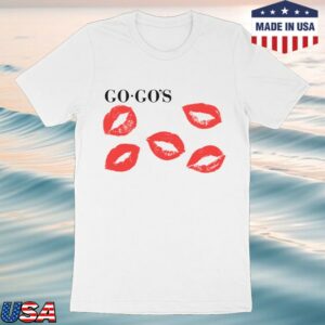 Go-Go's Merch Store Go-Go's Lips White T-Shirt