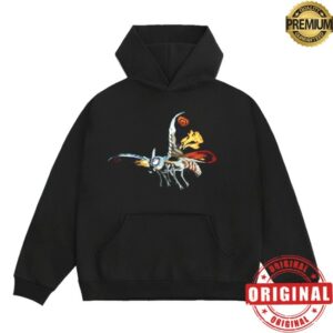 Godzilla Store Merch Mothra Prowl Black Pullover Hoodie