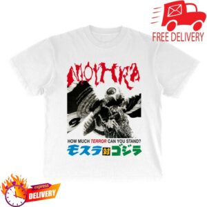 Godzilla Store Merch Mothra Terror White Shirt