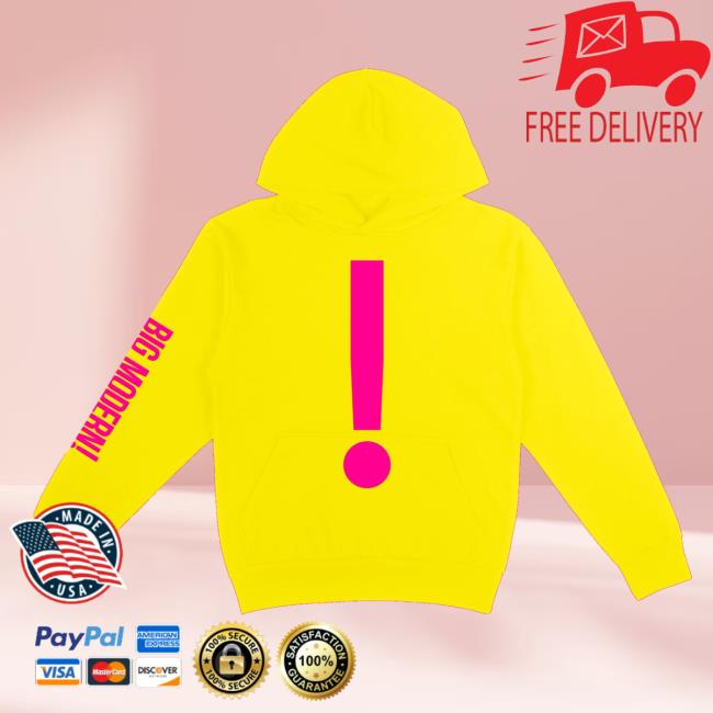 Goose Store Merch Big Modern Exclamation Hoodie Big Yellow 2 Goose Store Merch Big Modern Exclamation Hoodie Big Yellow